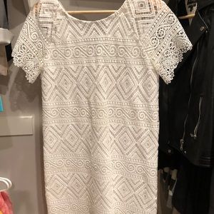Madewell - beautiful lace detail dress!
